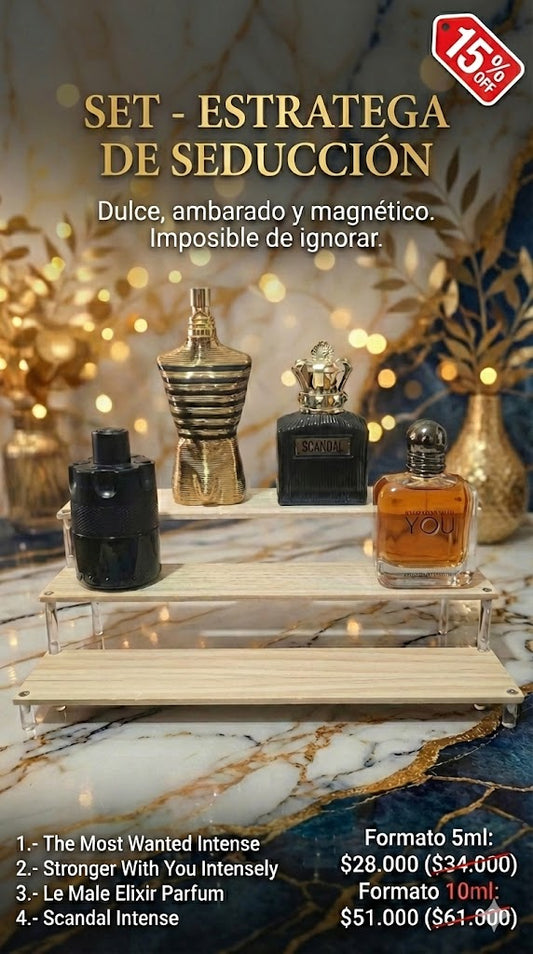set estratega de seducción - El Arma Secreta para Conquistar