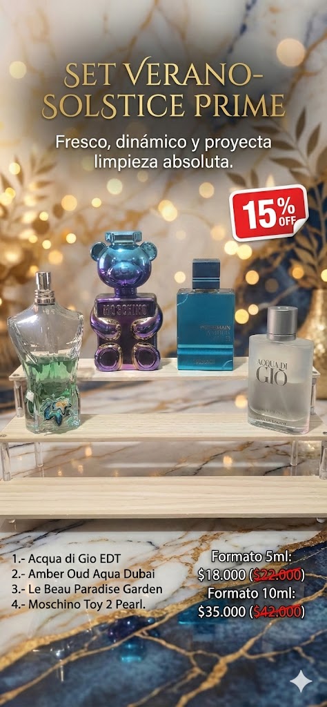 Set Solstice Prime– La Esencia del Verano Infinito